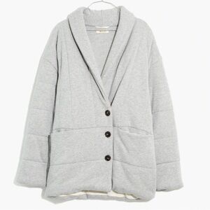 Madewell Sweatshirt Puffer Coat